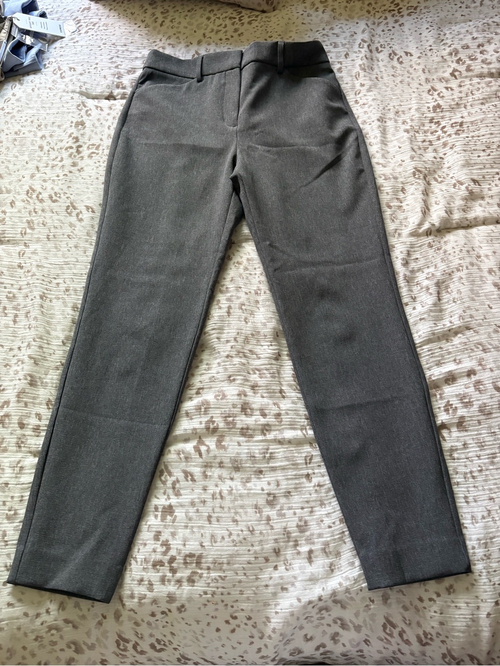 Express Men's Grey Dress Pants - Charcoal Finish